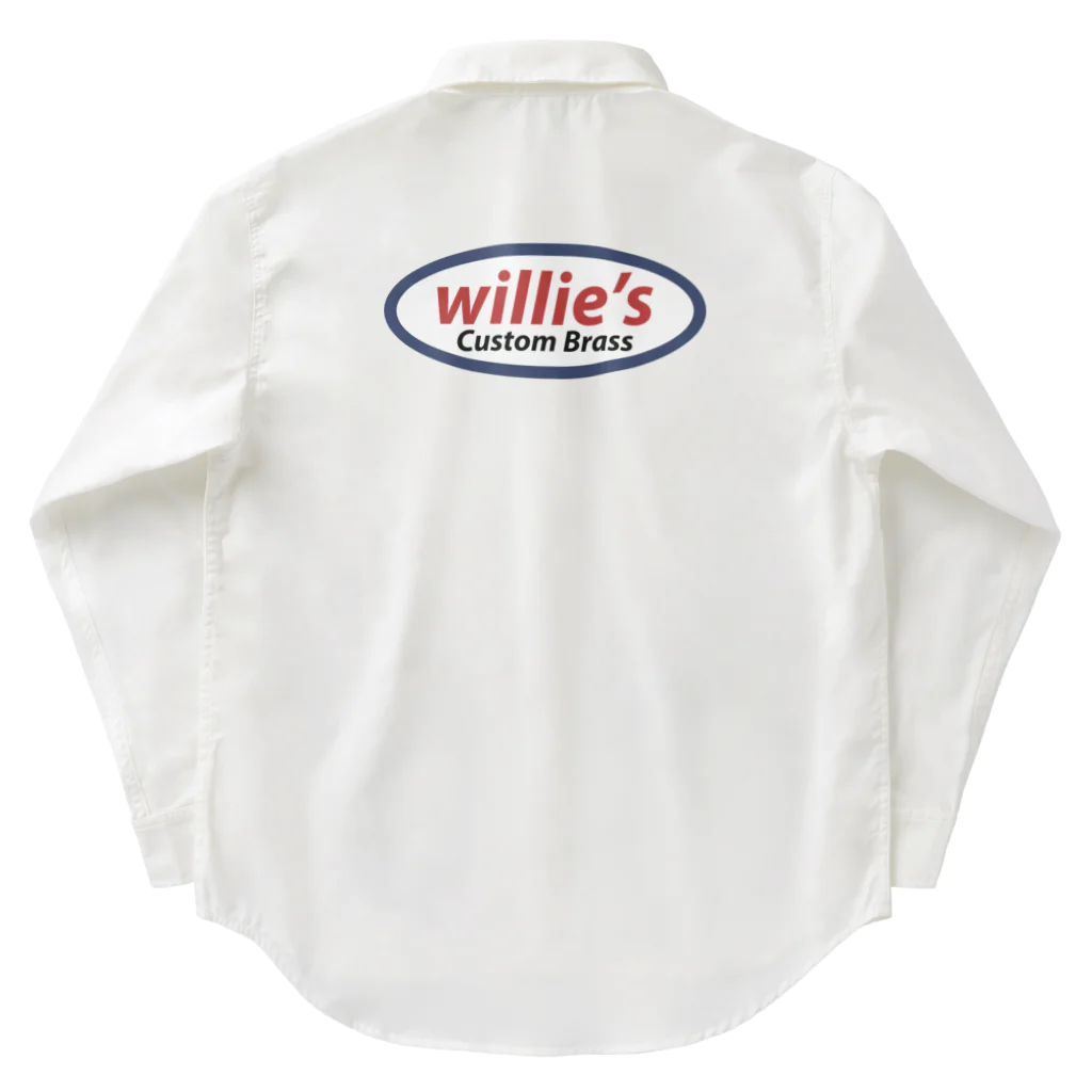 willie's Custom Brass@SUZURIの　willie's 公式ロゴアイテムズ Work Shirt