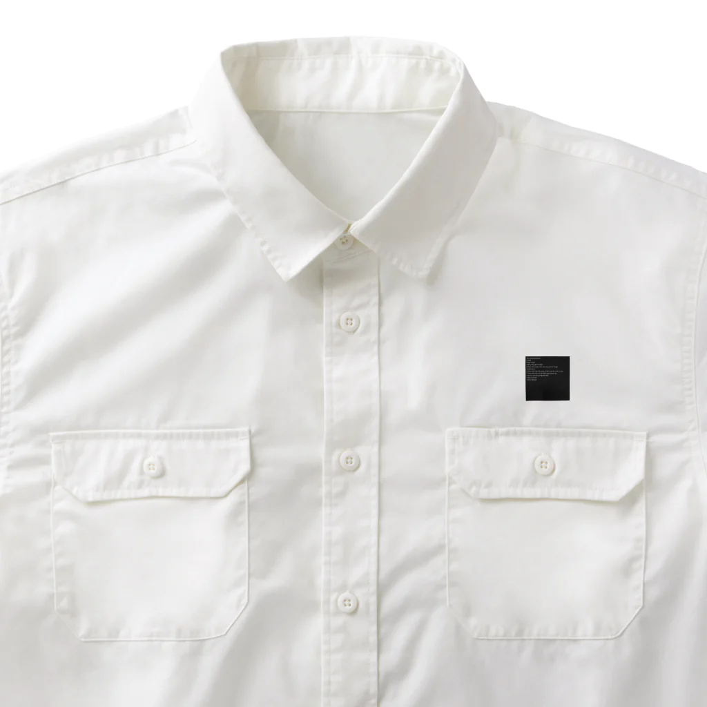 nonnbeの Ten Commandments Work Shirt