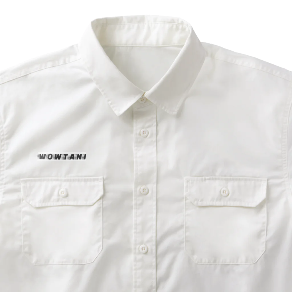 WOWTANIのWOWTANIロゴ　グッズ Work Shirt