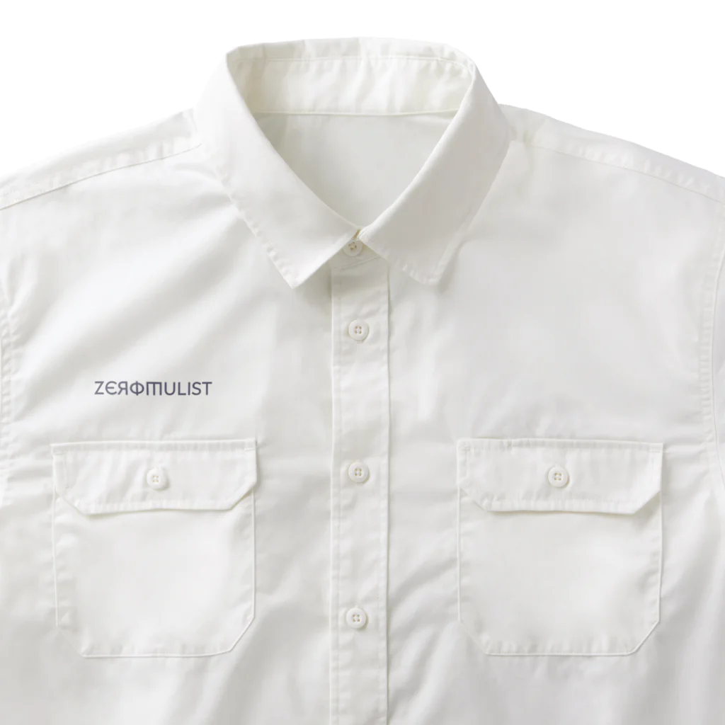 Aimurist のZeromulist planet IAM モノクロ Work Shirt