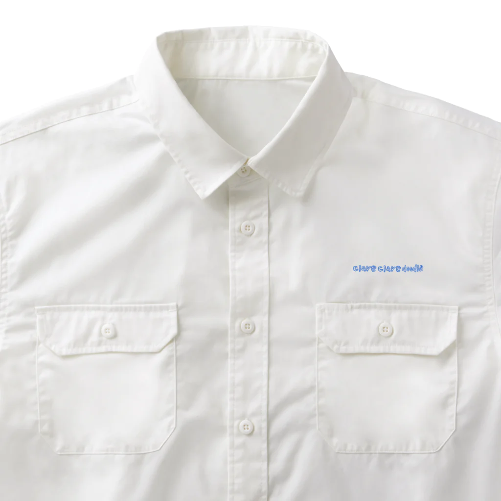 clareclaredoodleのRectangle head friend Work Shirt