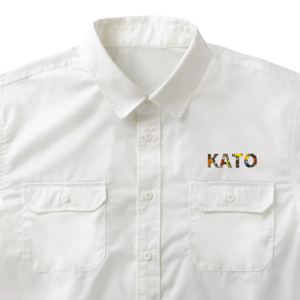 KATO & 木工房So whatのKATOロゴ_01 Work Shirt