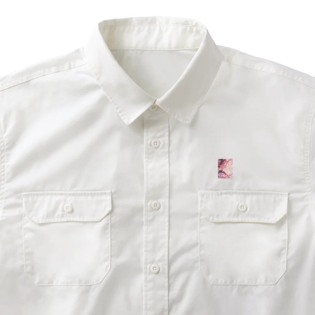 AQUAMETAVERSEの桜と私ラフルール1859 Work Shirt