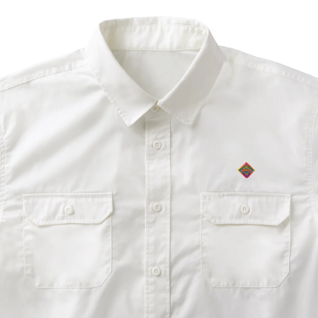 TAKU_Hの民族ロゴ ワークシャツ