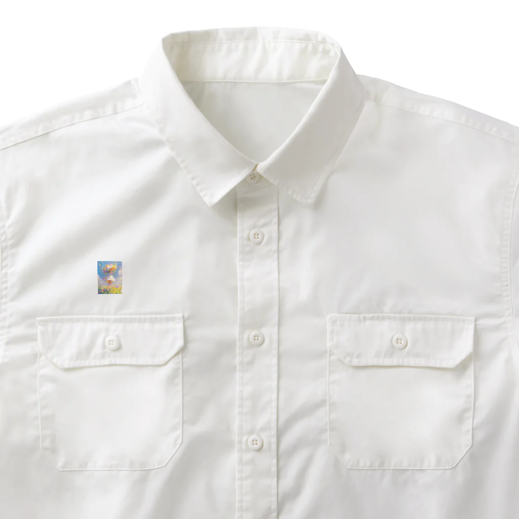 AQUAMETAVERSEの花のささやき　ラフルール　1859 Work Shirt