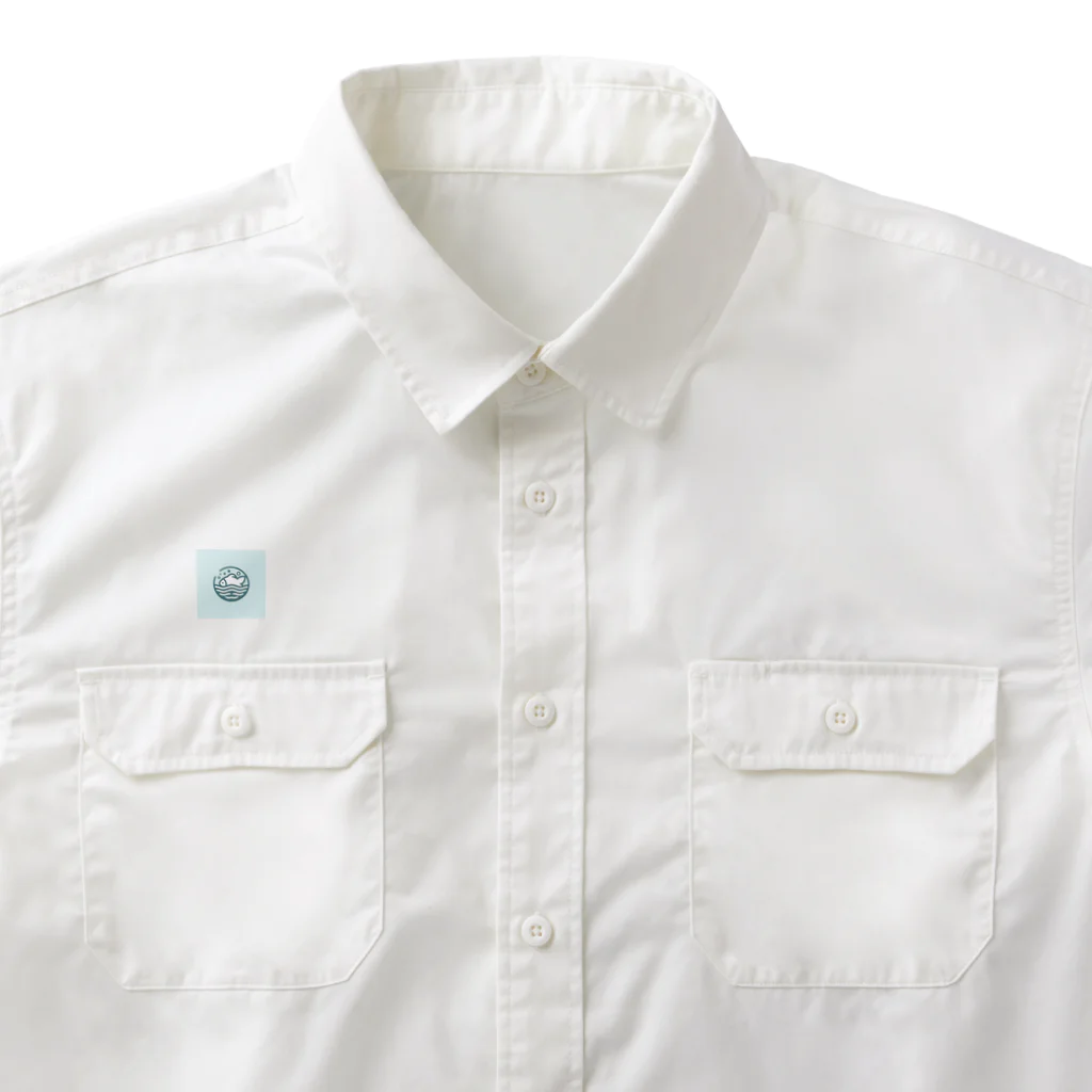 maturedのシンプルなお魚 Work Shirt