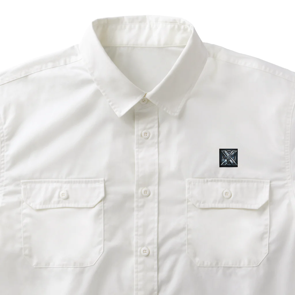 亀蘭タマムシのThe "X" when it comes to rockets. Work Shirt