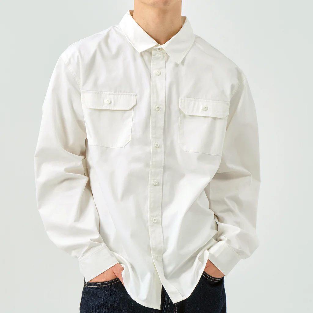 Hibiscus BLUE’sのBaby フクロウ　 Work Shirt