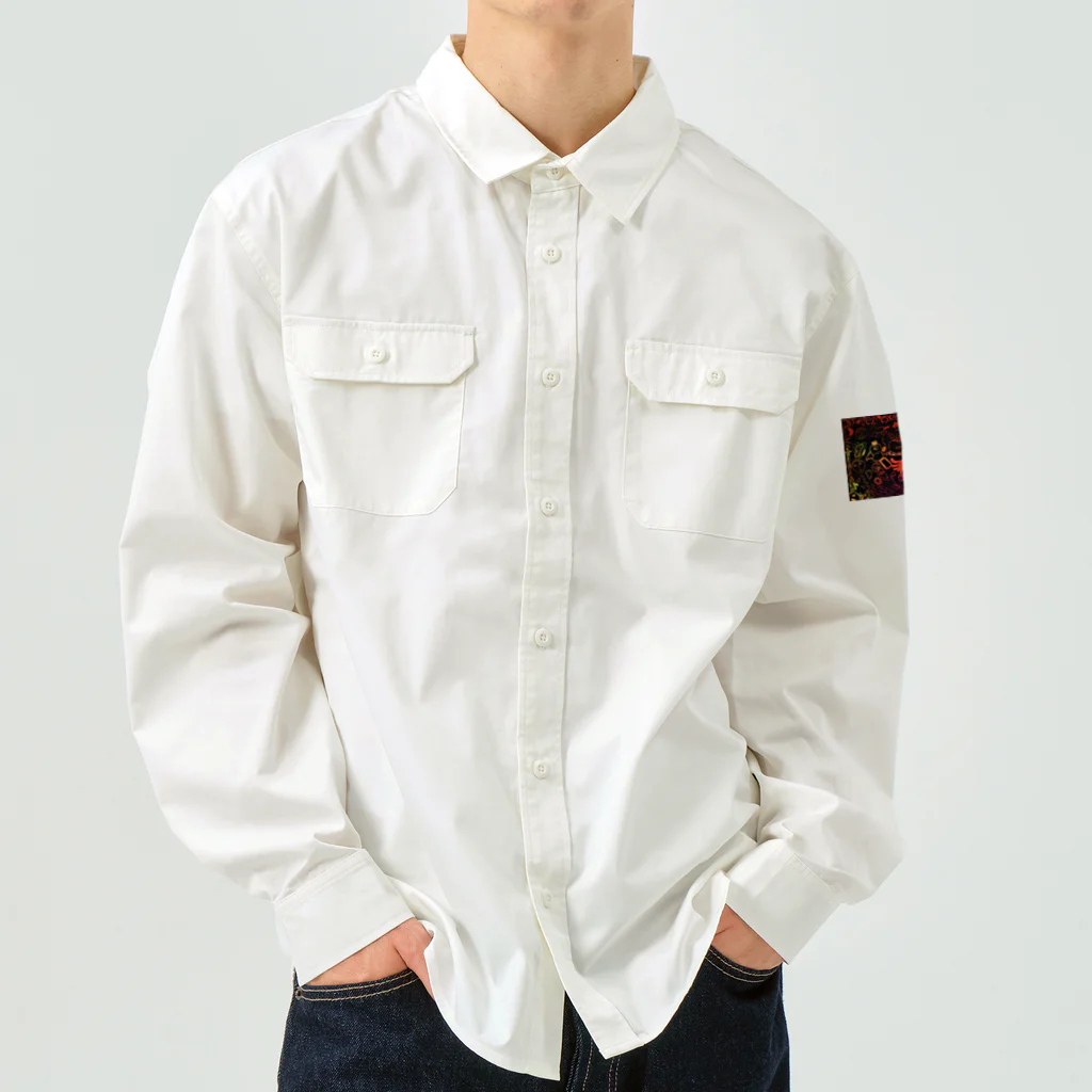 tanu-タヌ-のI love  collection  Work Shirt