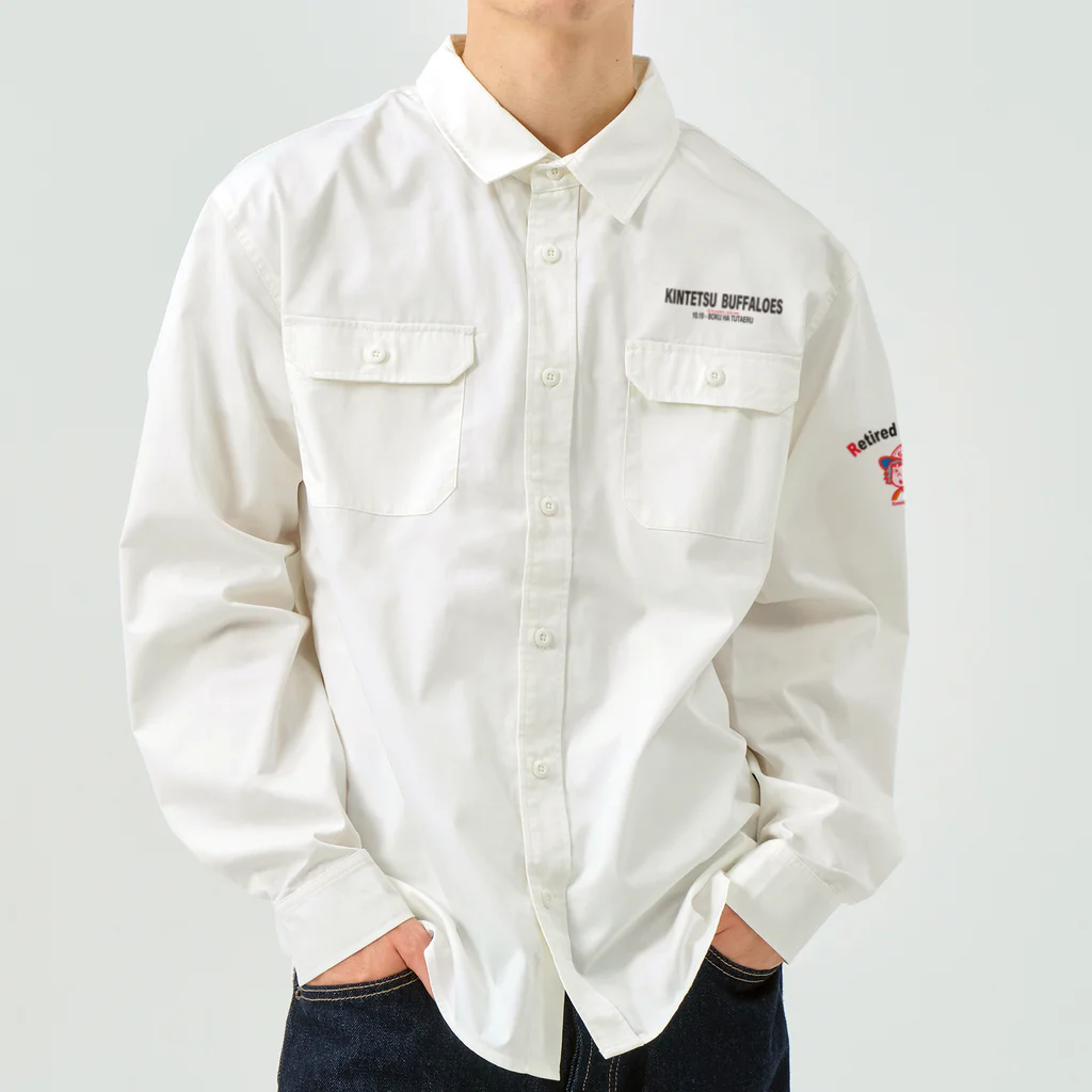 バッファ君  goods【近鉄バファローズ／1976-1996】の★2022-NIPPON CHAMPIONS【日本シリーズ優勝／記念】 Work Shirt