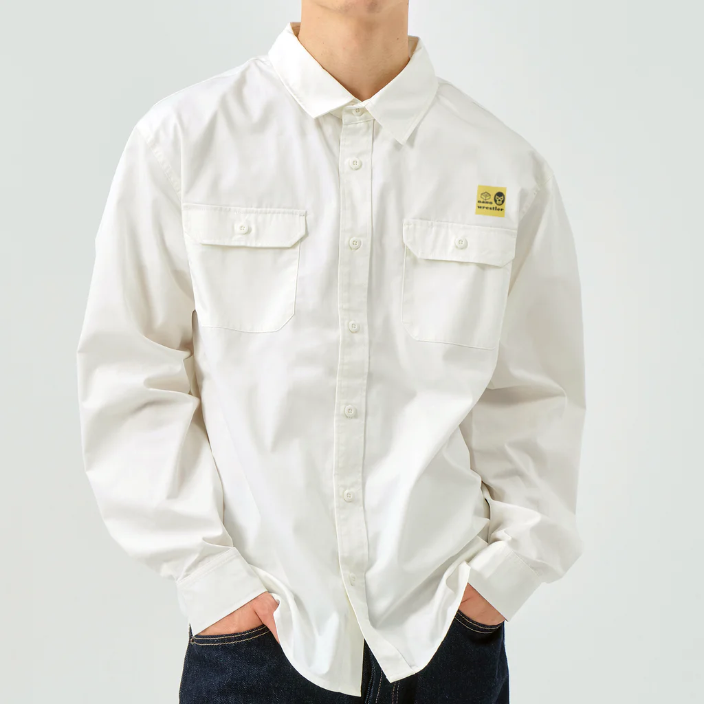 ナノレスラーSTOREのナノレスラー　ロゴ柄 Work Shirt