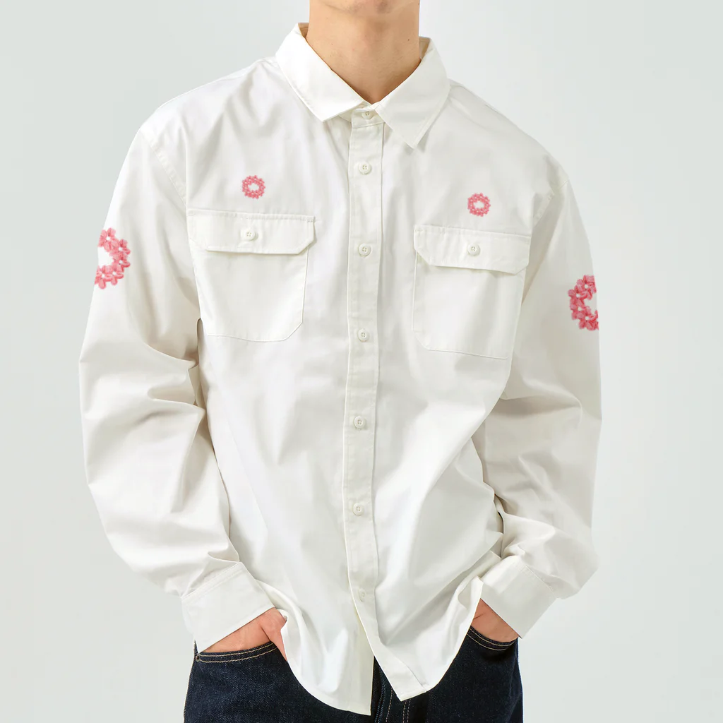 IMABURAIのつまみ細工和のおしゃれアイテム Work Shirt