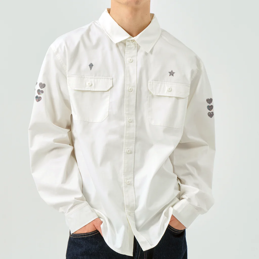 インパクトのハート Work Shirt