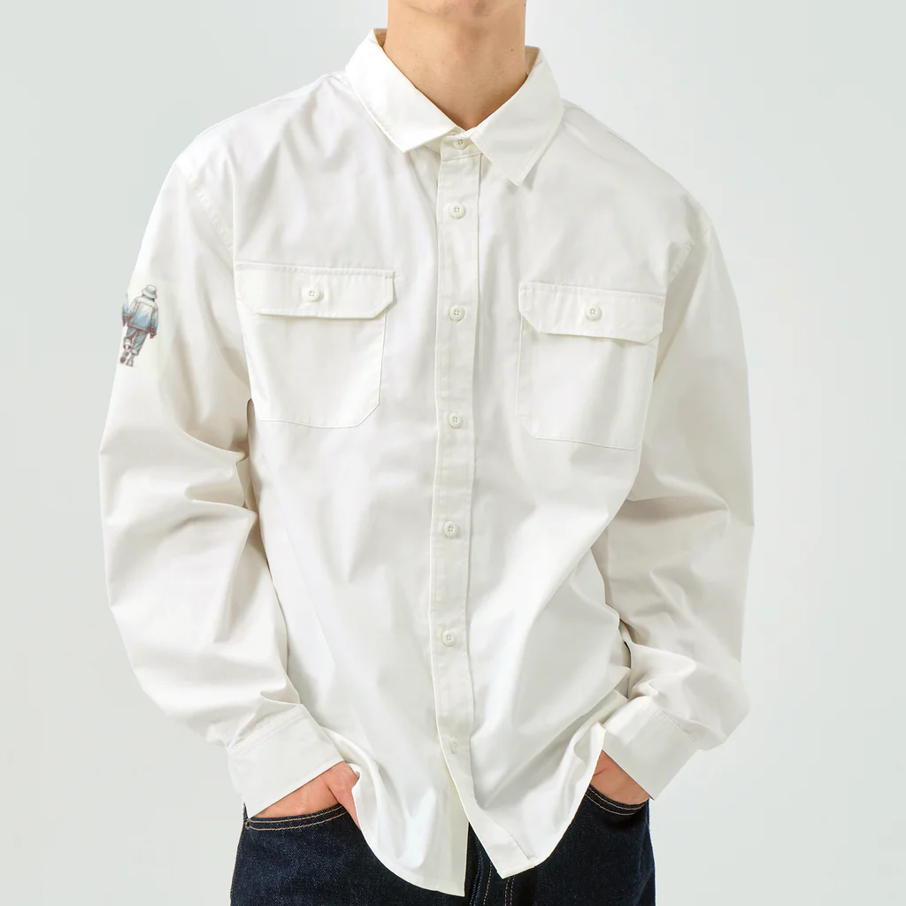 ケタケタの店の2人の休日デート Work Shirt