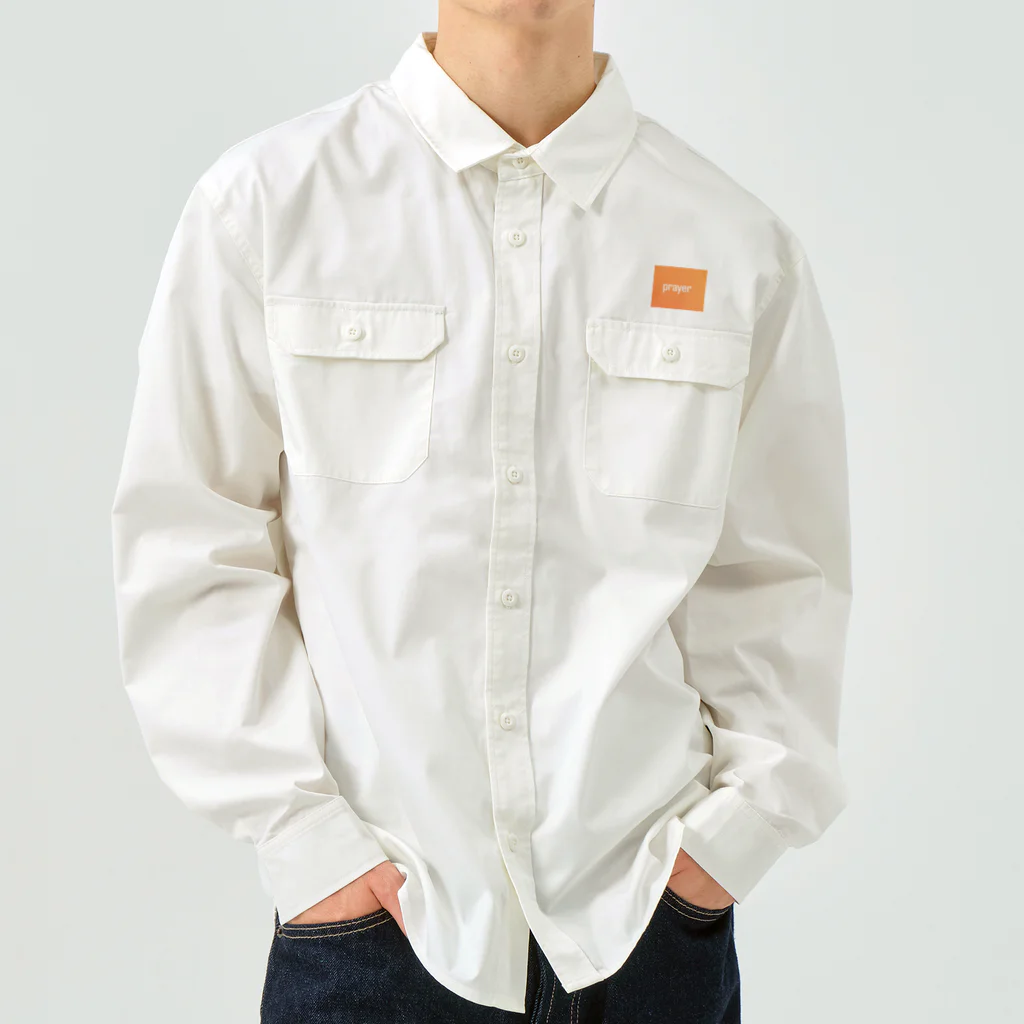 hirotakeのprayer love Work Shirt