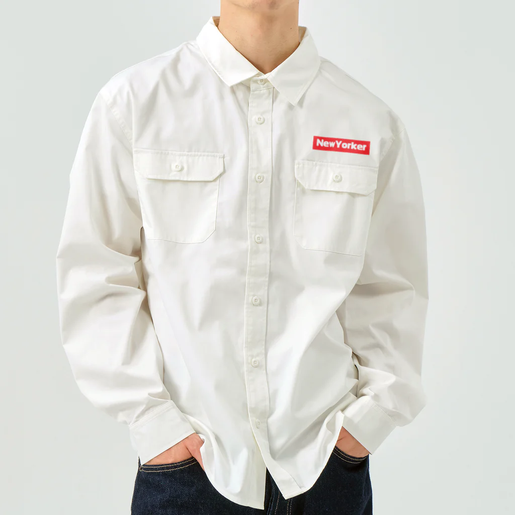 brwild7のニューヨーカー入浴（風呂） Work Shirt