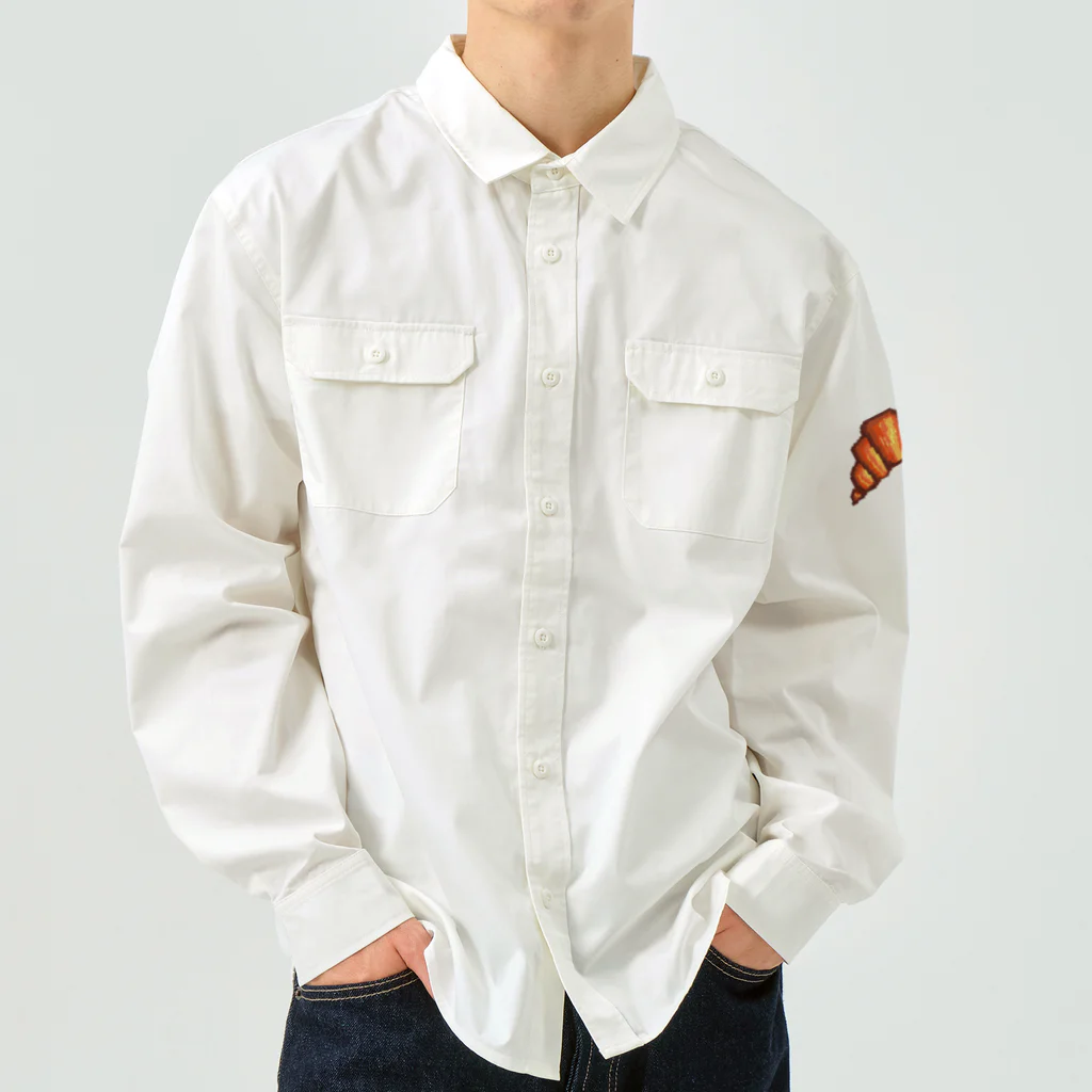 Wonder Bird Forestのピクセル・目玉焼きトースト Work Shirt