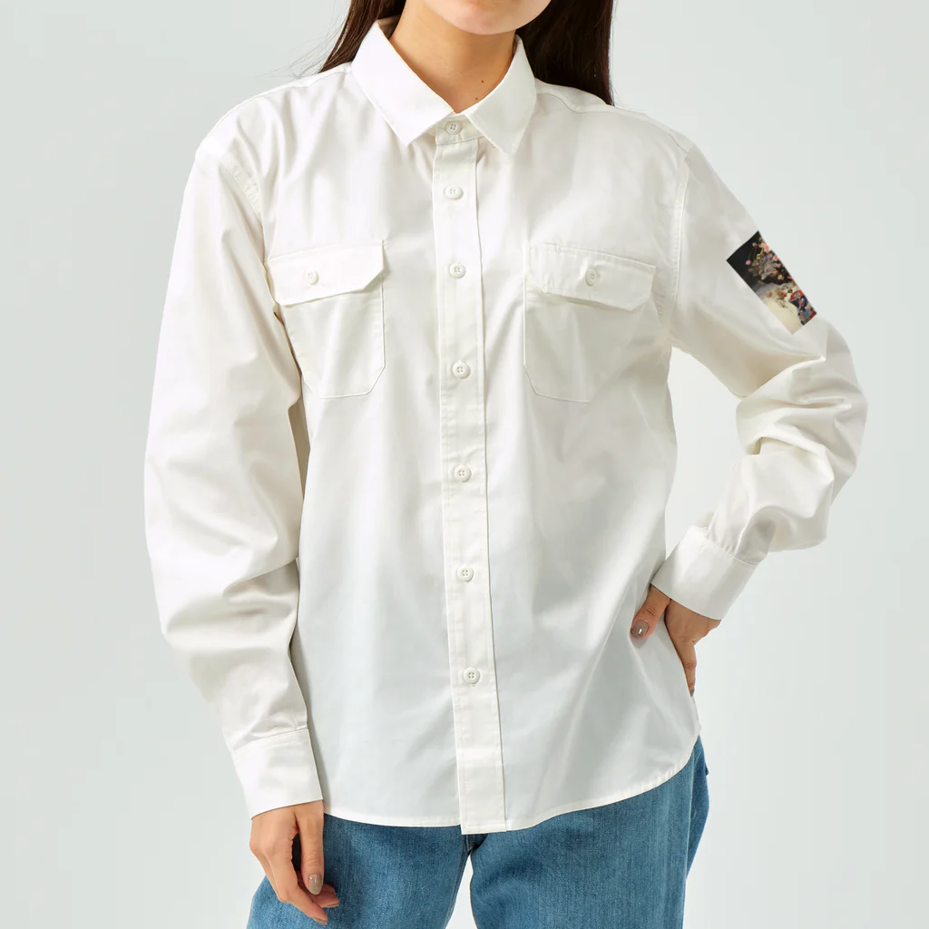 AQUAMETAVERSEの花魁　なでしこ1478 Work Shirt