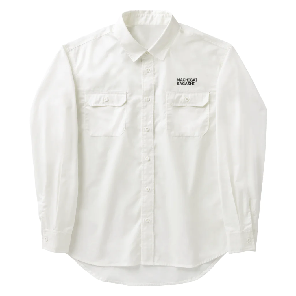 38　サンパチのまちがいさがしシリーズ#02「双子コーデ」カラーA Work Shirt