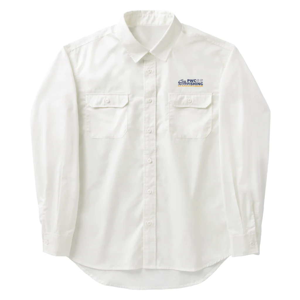 PWC FISHINGフォトコンテストのPWC FISHING（青色ロゴ） Work Shirt