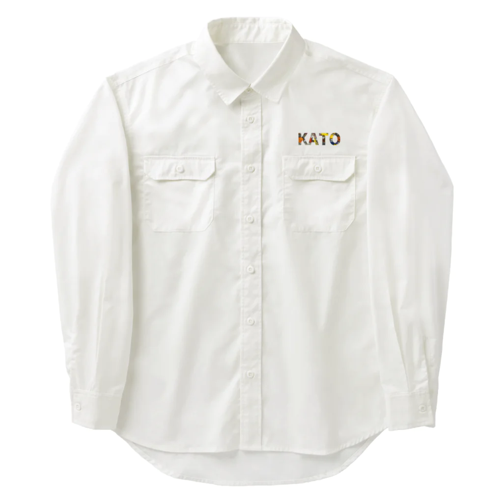 KATO & 木工房So whatのKATOロゴ_01 Work Shirt