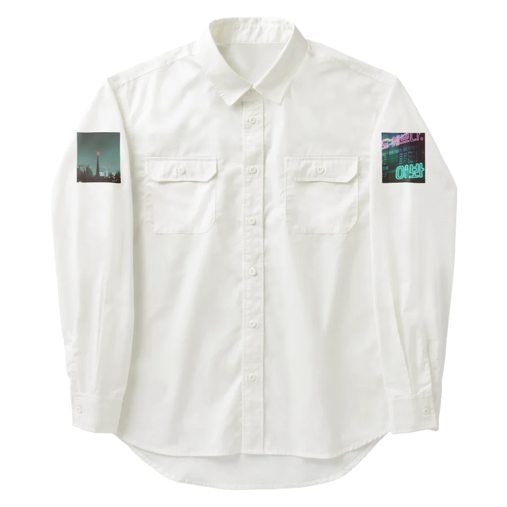 ななしき/もりてーとくのななしき・ソウルナイトスナップ Work Shirt