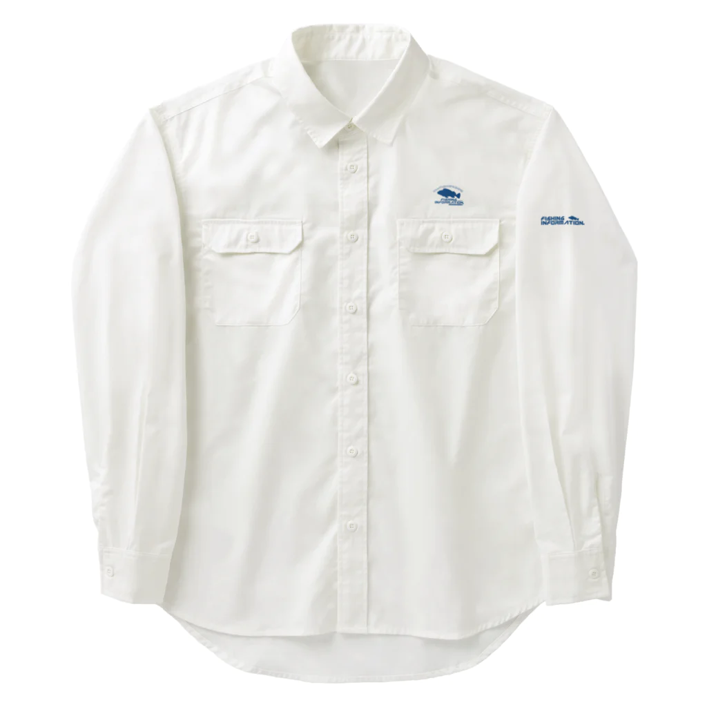 Fishing Information.（フィッシング インフォメーション）　　　　公式ロゴショップのFishing Information.（フィッシングインフォメーション）ユーチューブロゴ2 Work Shirt