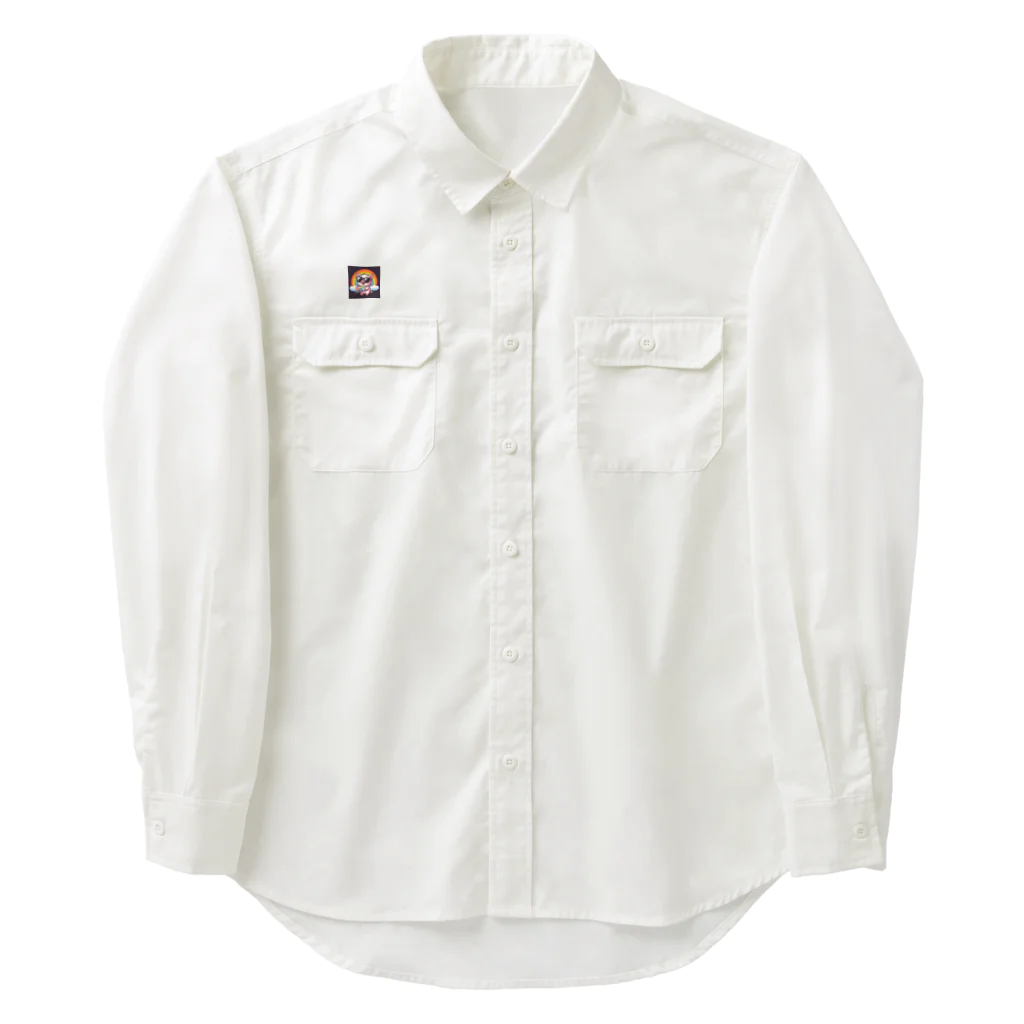 Peruperuの可愛い子豚 Work Shirt