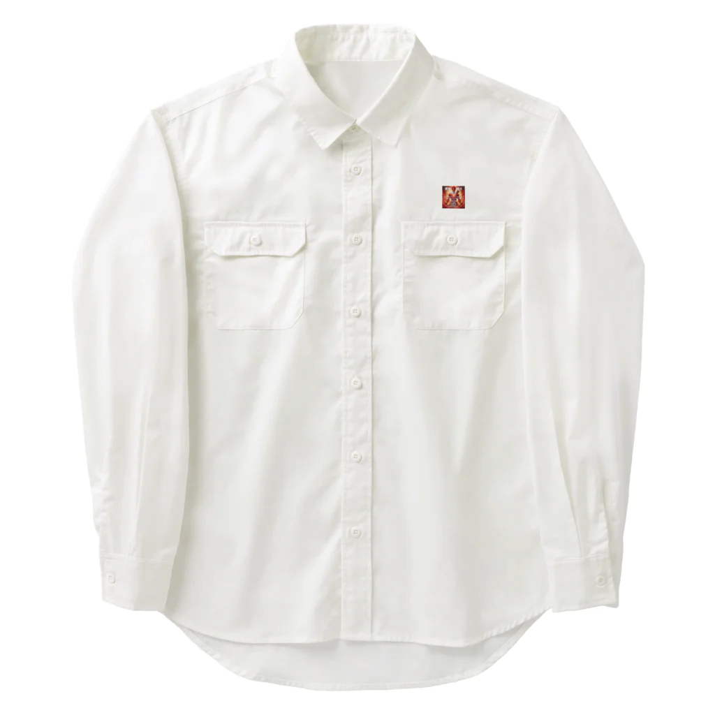 癒しと瞑想リセット開運法の愛染明王真言開運グッズ Work Shirt