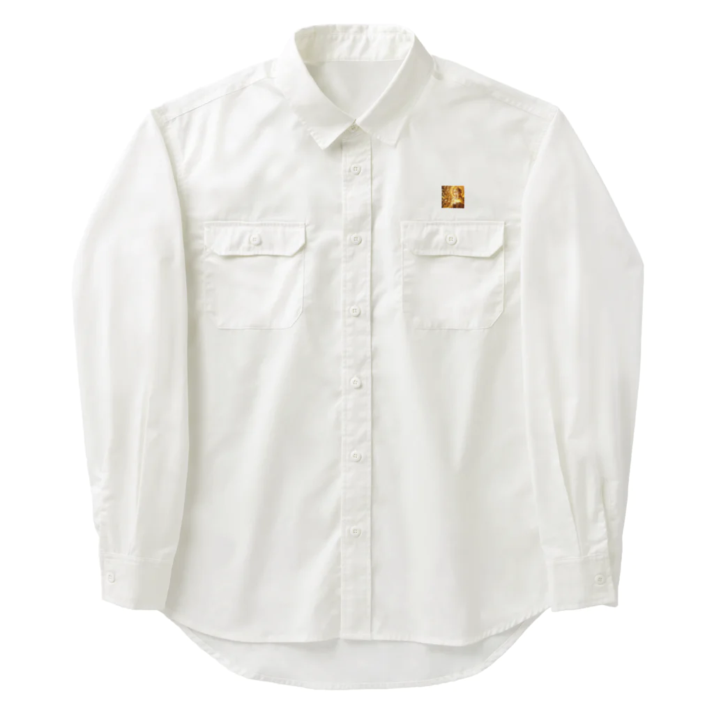 癒しと瞑想リセット開運法の弁財天真言金運グッズ3 Work Shirt