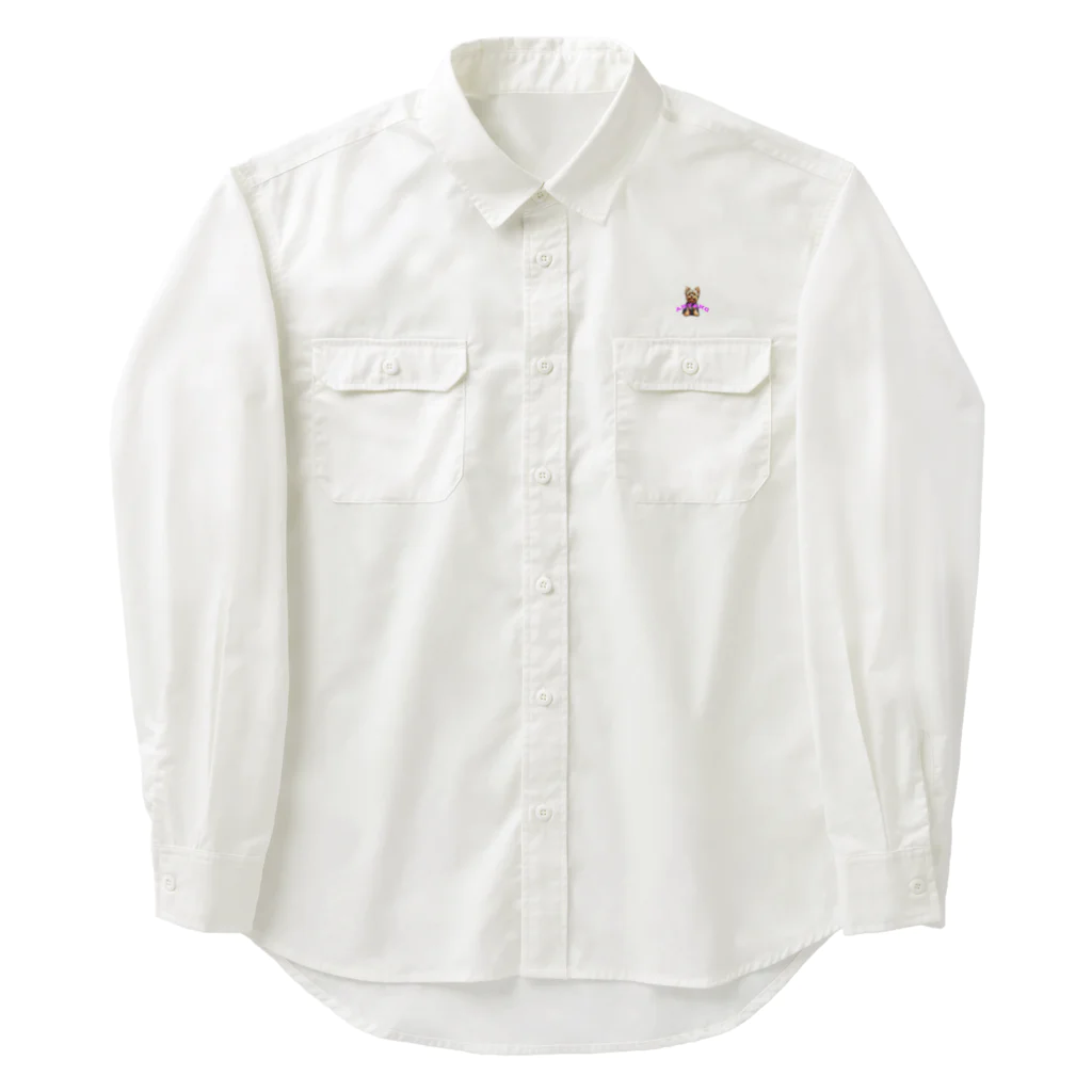 ANFANG のANFANG お座りヨーキー Work Shirt