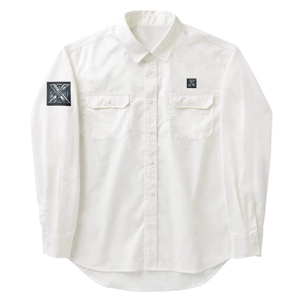 亀蘭タマムシのThe "X" when it comes to rockets. Work Shirt