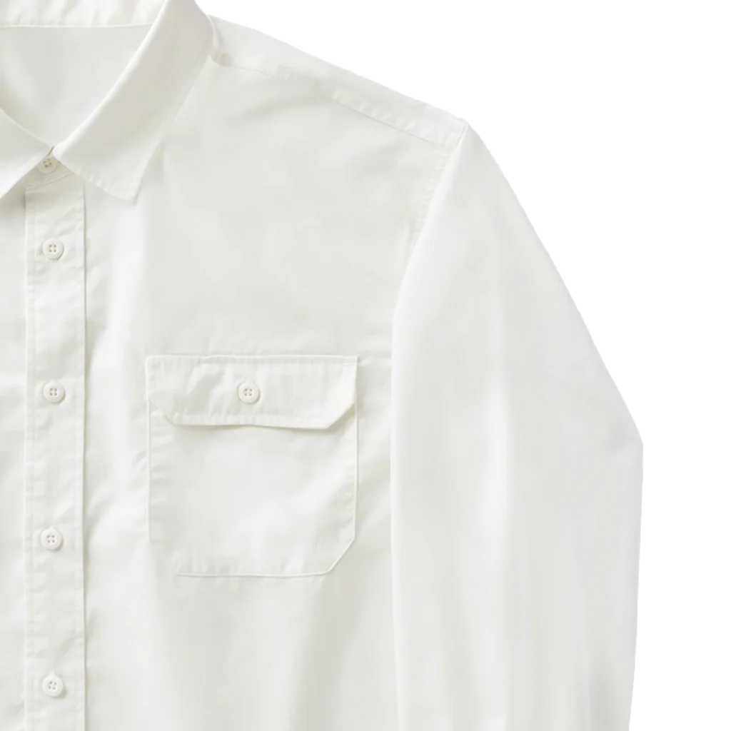 ぺんぎん24のオーバーオールのネコ3匹 Work Shirt