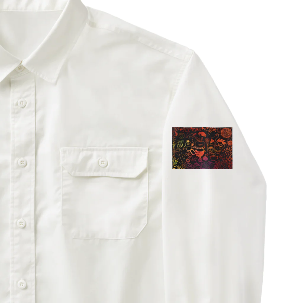 tanu-タヌ-のI love  collection  Work Shirt