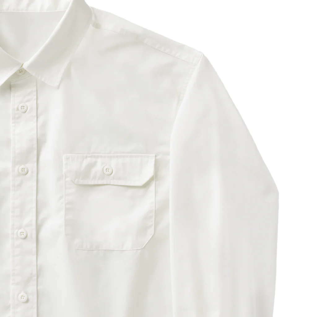 🐩のといぷーくん・白 ワークシャツ