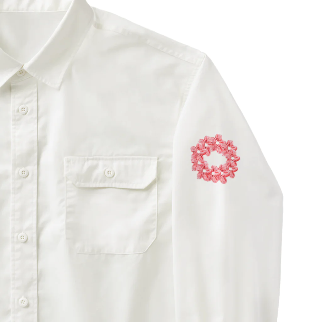 IMABURAIのつまみ細工和のおしゃれアイテム Work Shirt