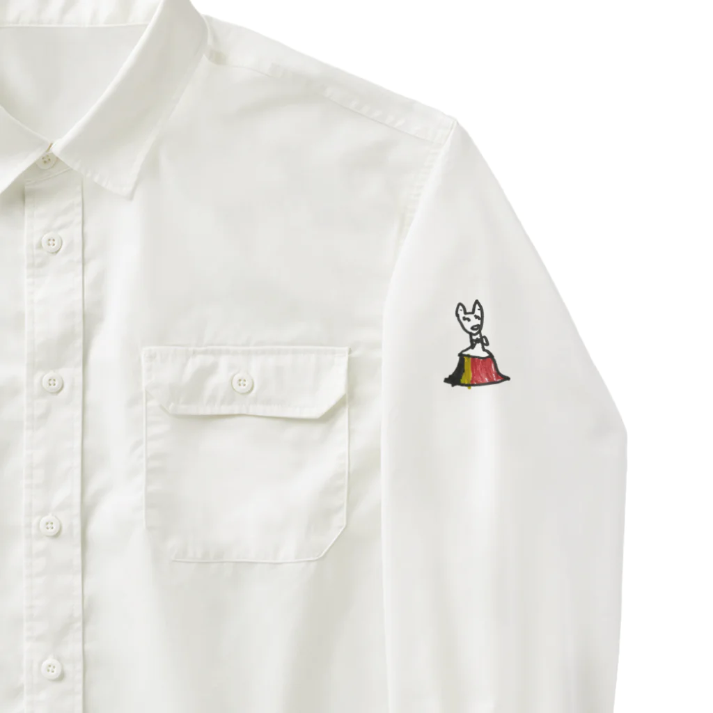 BWfamilyのおやまのきつねのおんなのこ Work Shirt