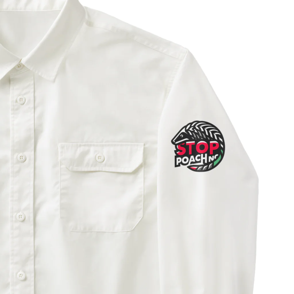 STOP POACHNGのPANGOLIN（センザンコウ） Work Shirt