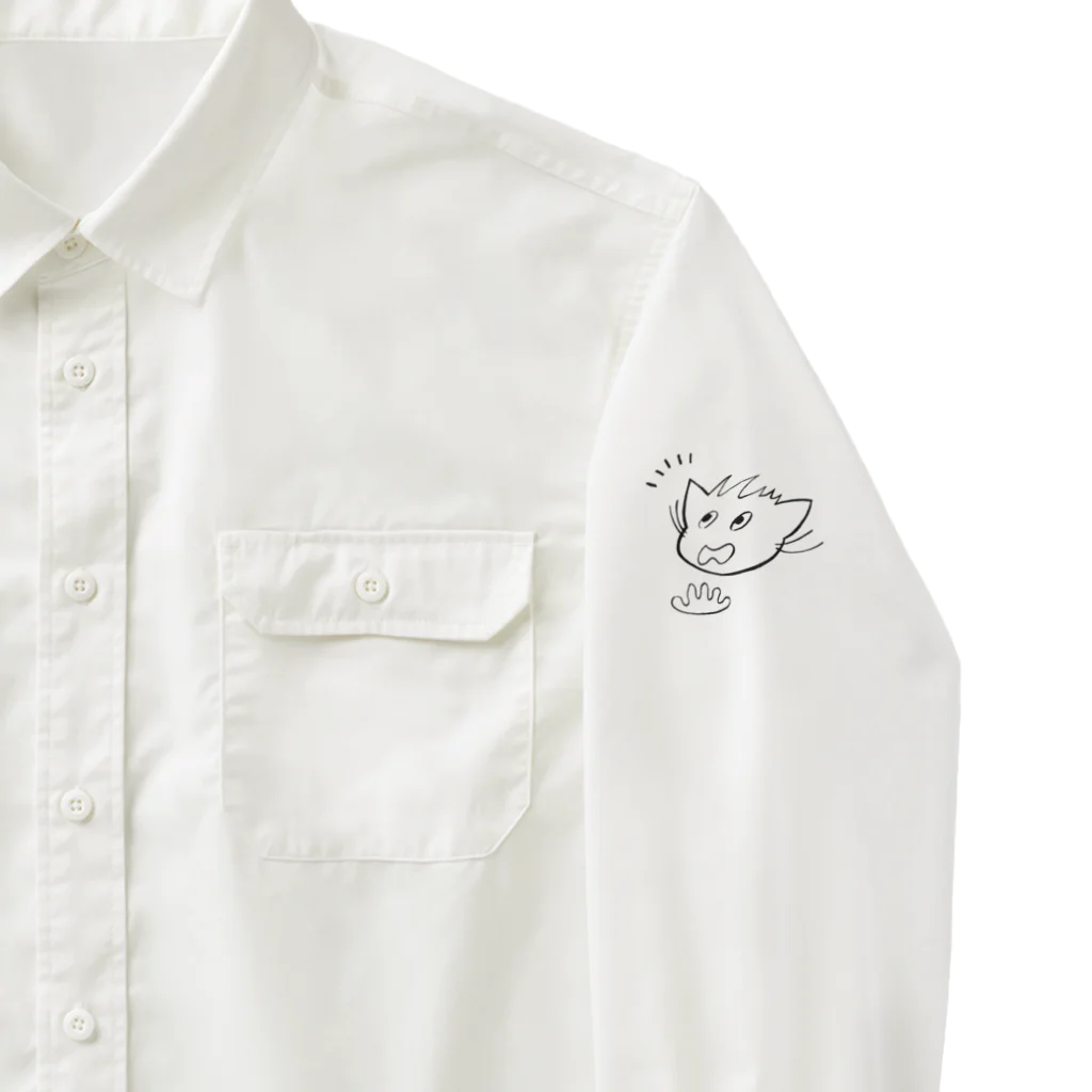 Radokoのええっお値段以上ですね　ネコ Work Shirt