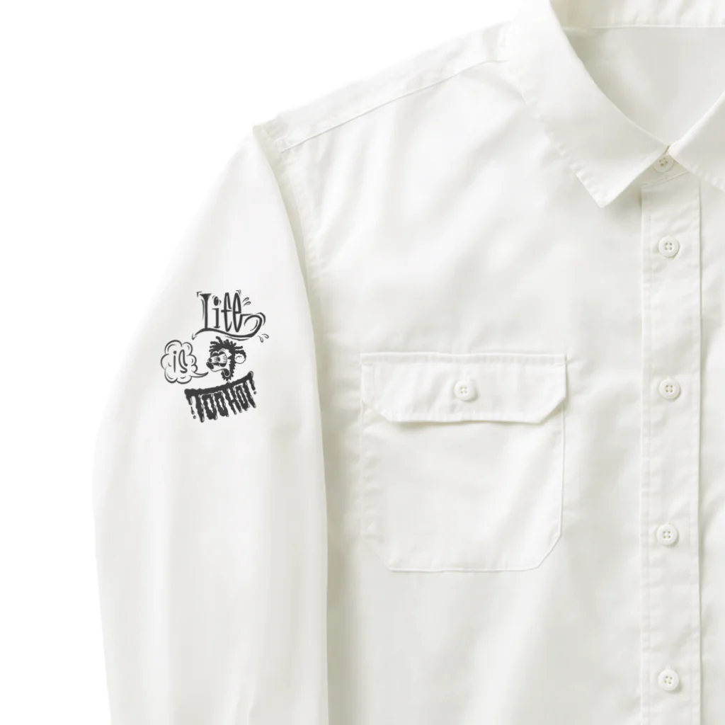 Skank The WorldのLife is Too Hot Work Shirt