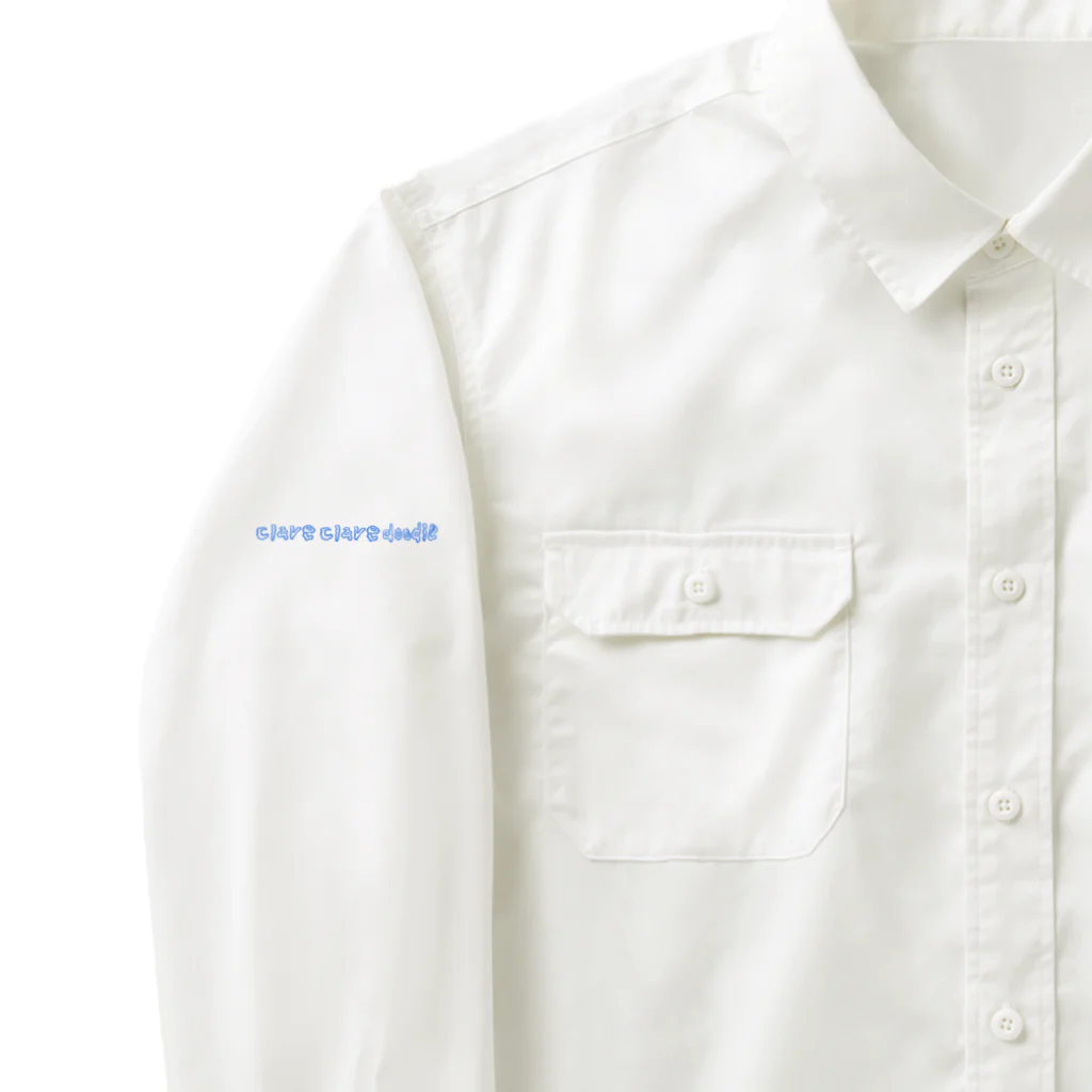 clareclaredoodleのRectangle head friend Work Shirt