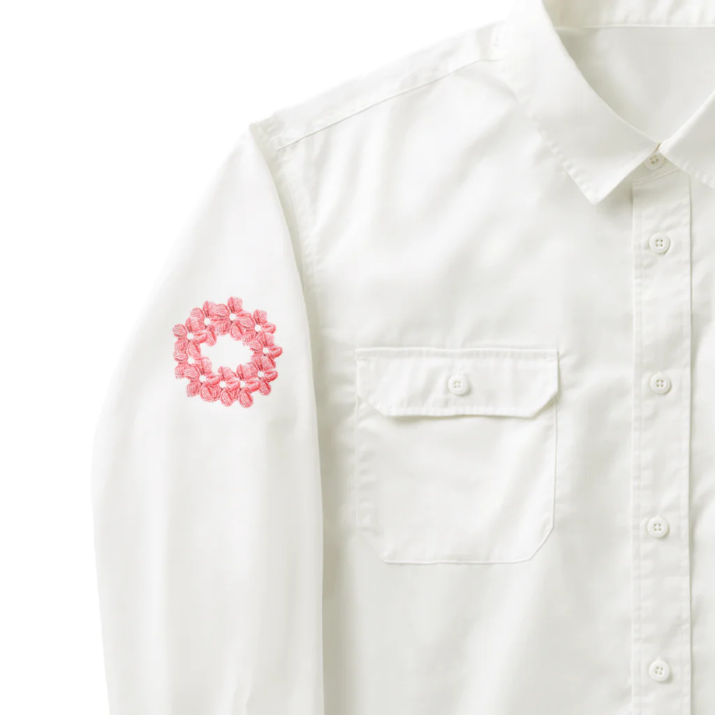 IMABURAIのつまみ細工和のおしゃれアイテム Work Shirt