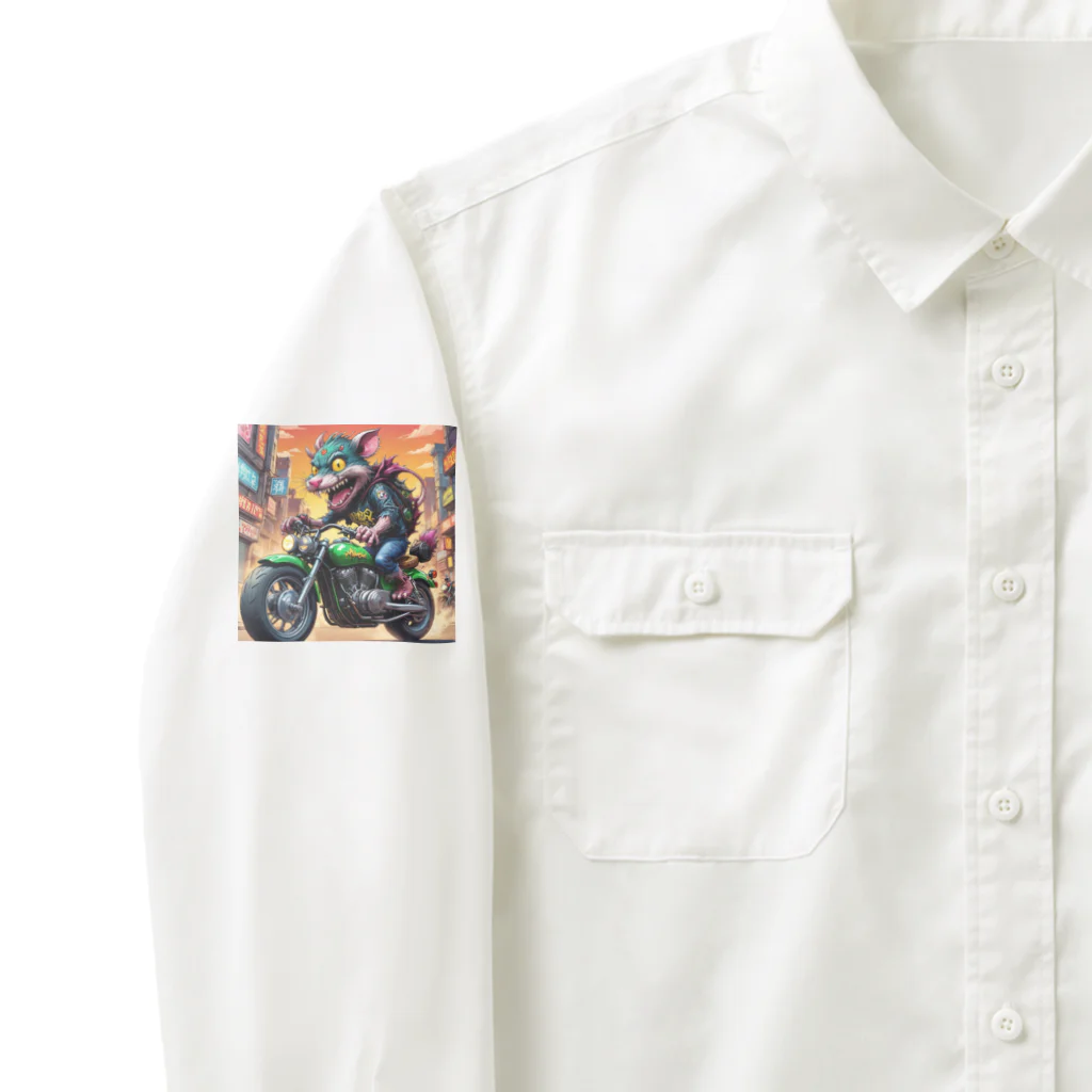 LEAD !のモンスターの仲良し兄弟 Work Shirt