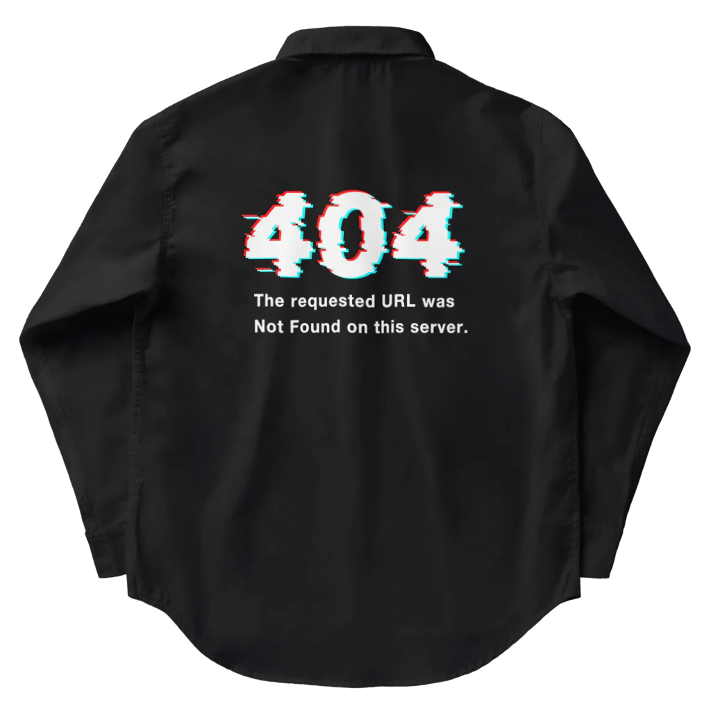 インターネットクラブの404 Not Found Work Shirt