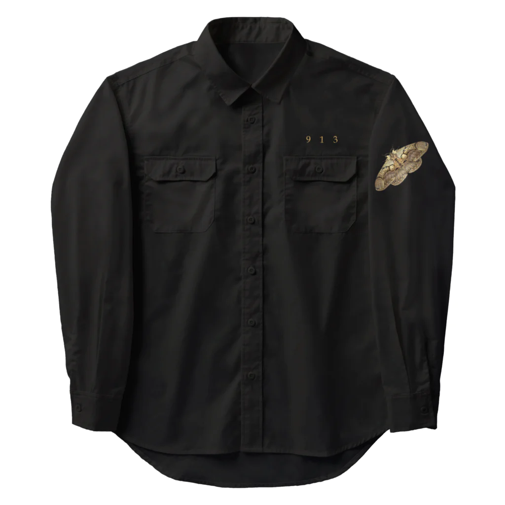 913WORKS WEB SHOP SUZURIの夜の蛾のシャツ_01 Work Shirt