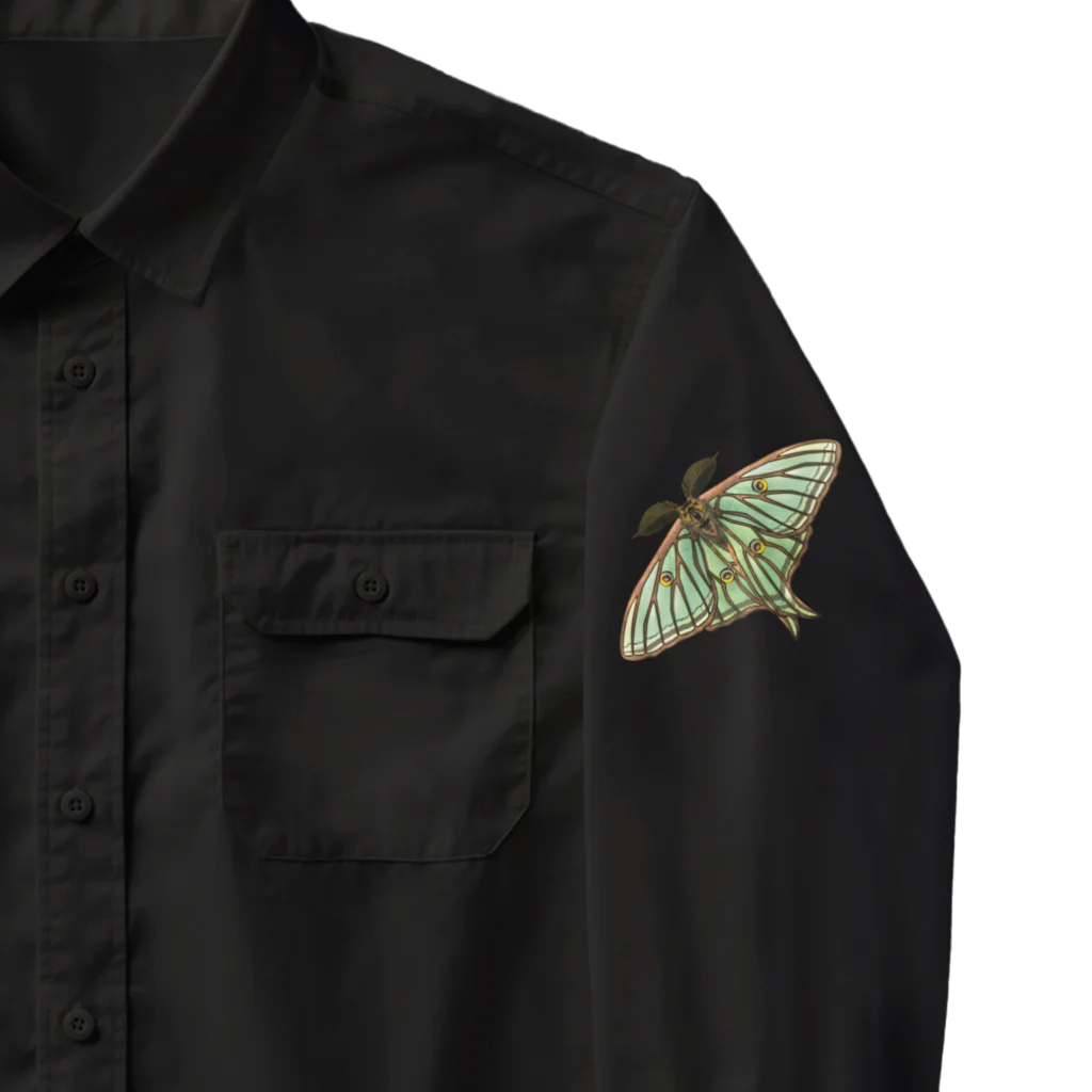 913WORKS WEB SHOP SUZURIの夜の蛾のシャツ_02 Work Shirt