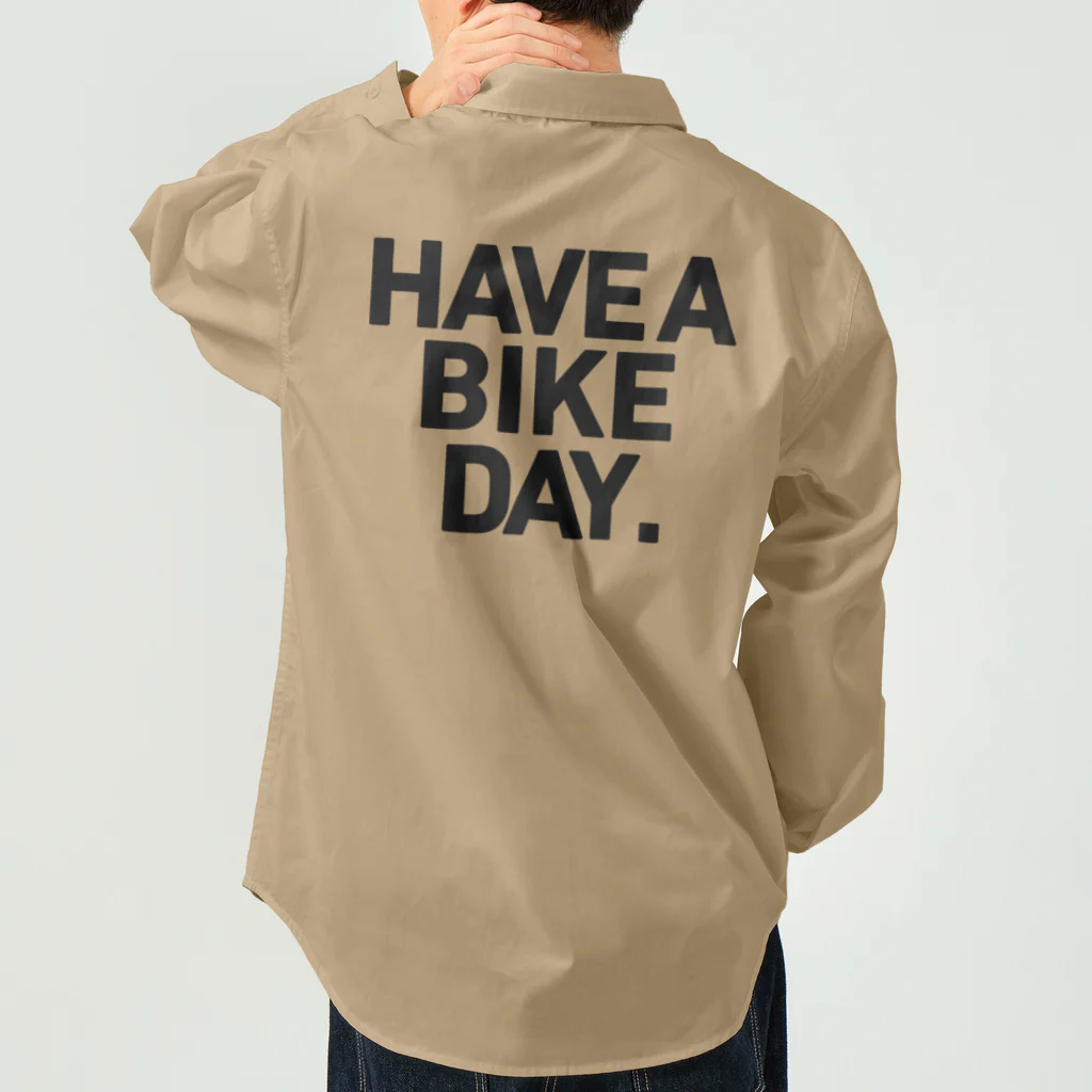 HAVE A BIKE DAY. ＠ SUZURIのHABDワークシャツ(Mocha beige) ワークシャツ