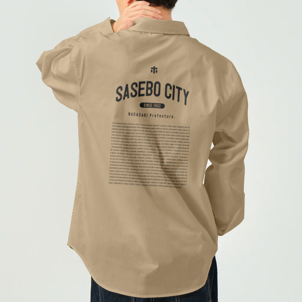 SASEBO CITY SHOPのSASEBO CITY カレッジパターン ワークシャツ