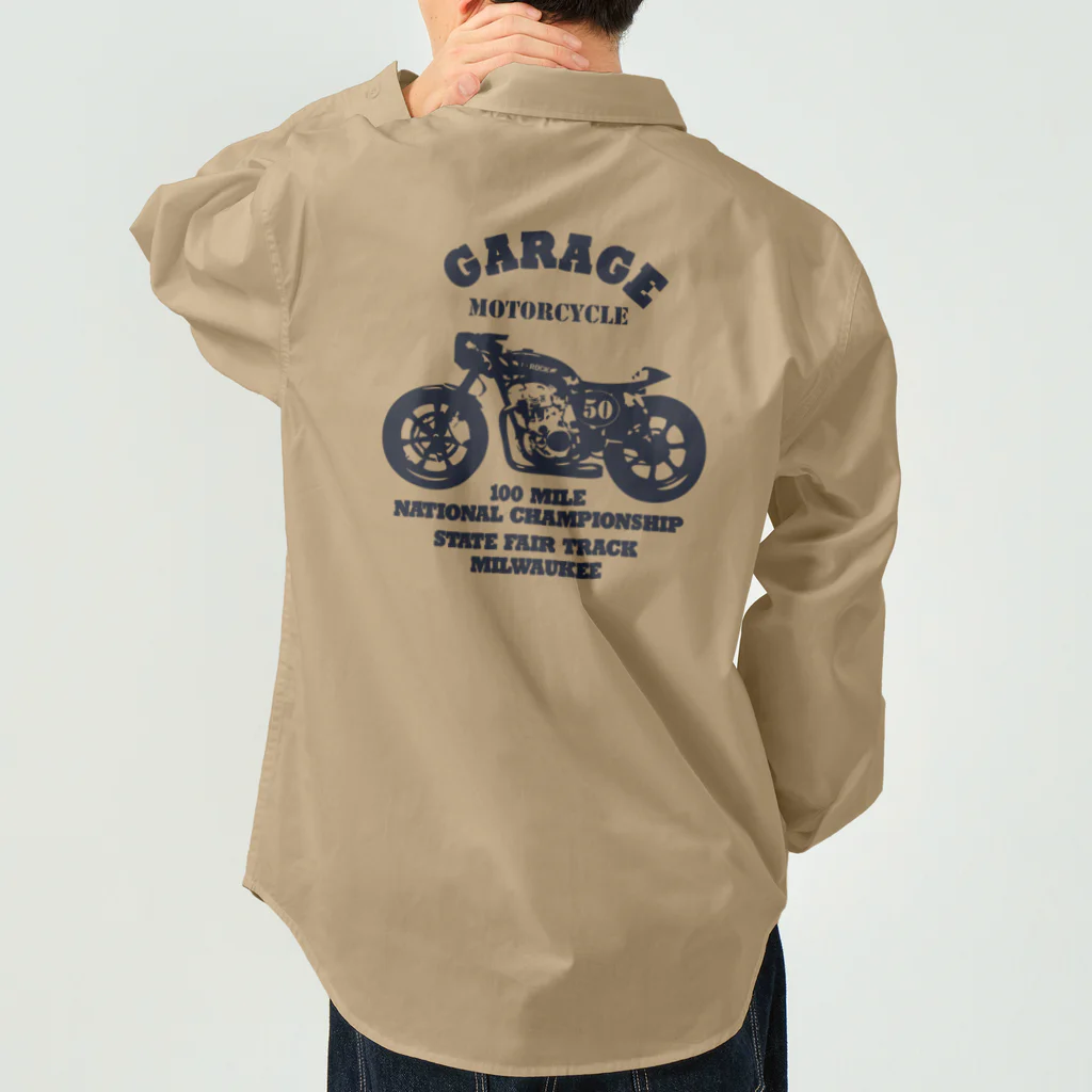 キッズモード某の武骨なバイクデザイン Work Shirt