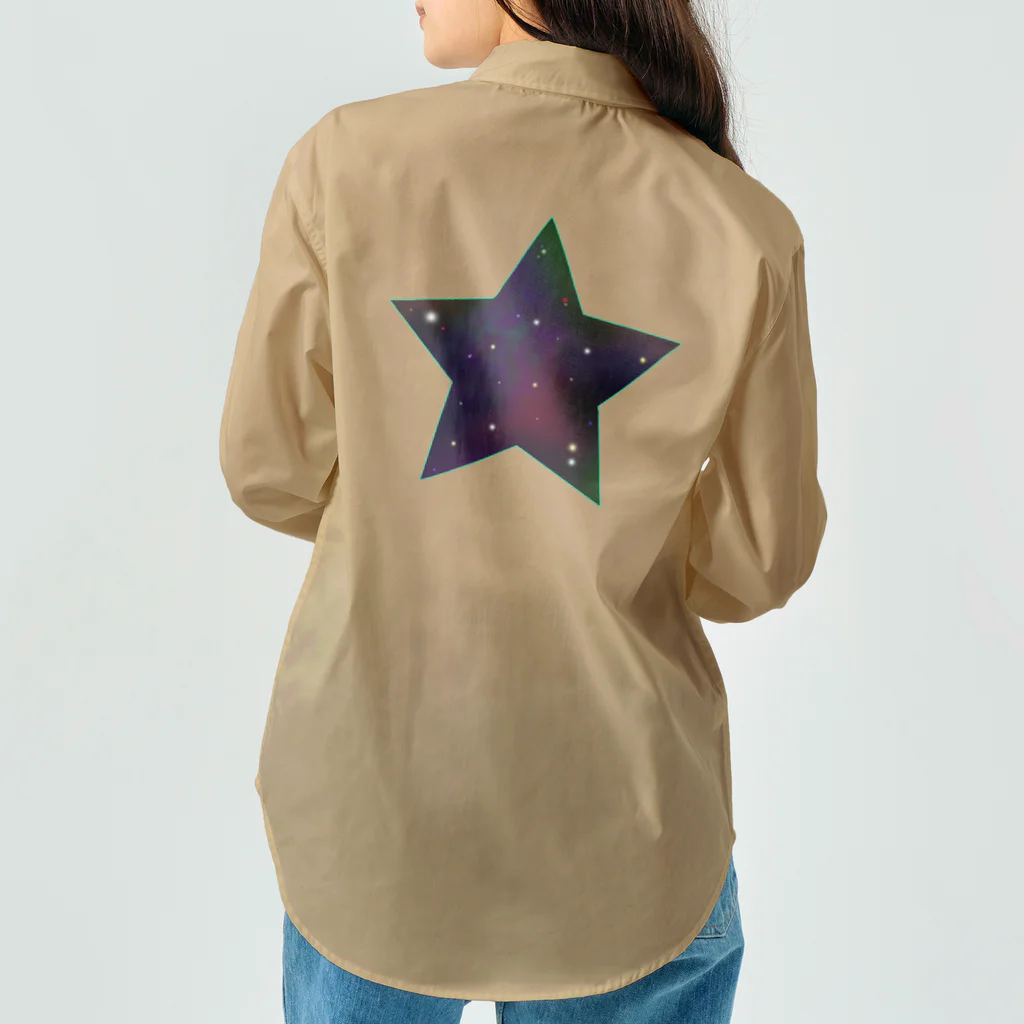 cosmicatiromの星　宇宙 ワークシャツ